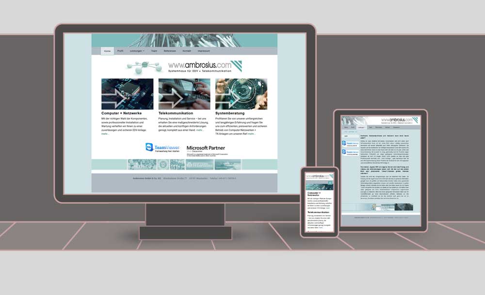 Web-Design Beispiel No. 2